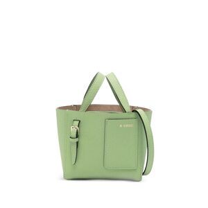 Valextra Women Micro Leather Bucket Bag